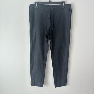 CP Shades Jenn Linen Pants Black Lightweight Beach Vacation European Flowy